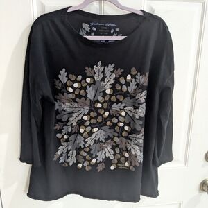 Gudrun Sjoden Scorn And Leaf Organic Top